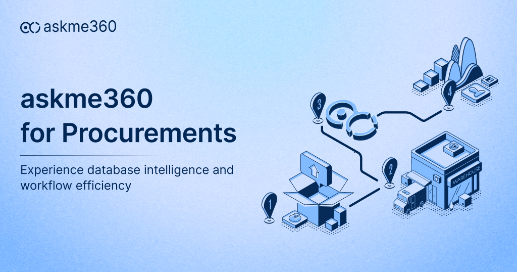 askme360 for procurement- database intelligence and workflow efficiency