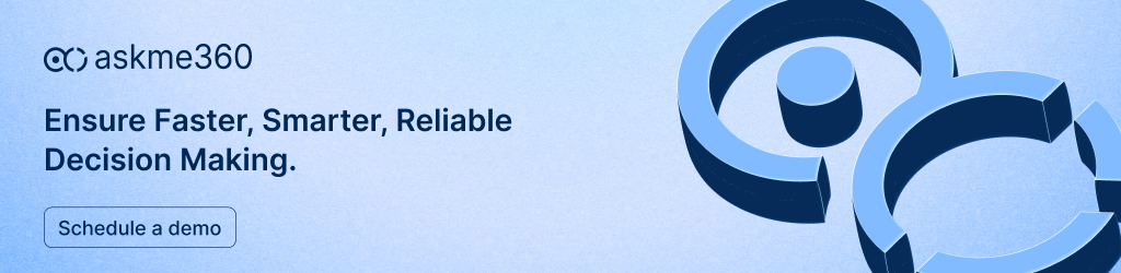 Faster, smarter, reliable procurement decisions with askme360 – schedule a demo
