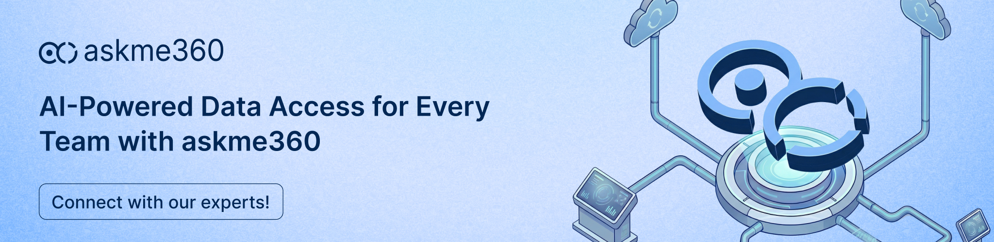 AI-powered data democratization for every team with AskMe360 – Connect with experts.