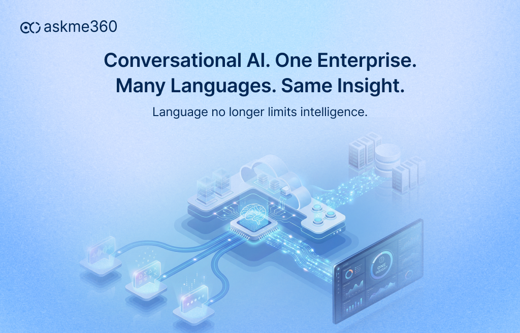 Conversational AI providing consistent enterprise insights across multiple languages