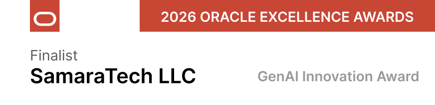 Samaratech Finalist Oracle Excellence Awards