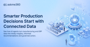 AI in manufacturing connecting ERP and production data for smarter production decisions