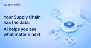 AI in supply chain management helping teams identify important operational insights from enterprise data